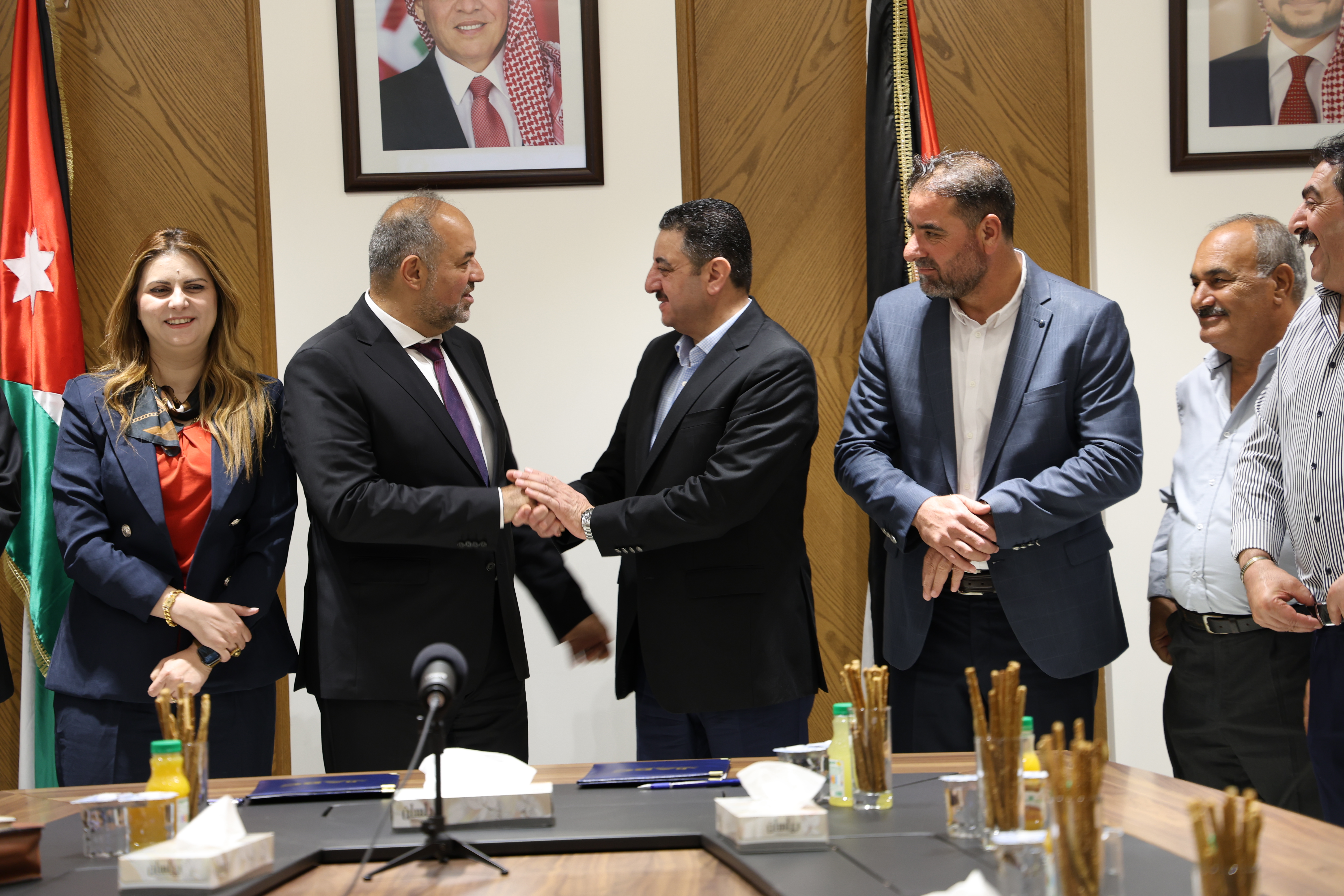 JABC and Irbid Chamber of Industry Exchange Documents